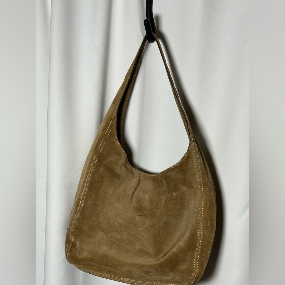 Michael Kors NWT Elegant Tan Suede Hobo Bag Lena